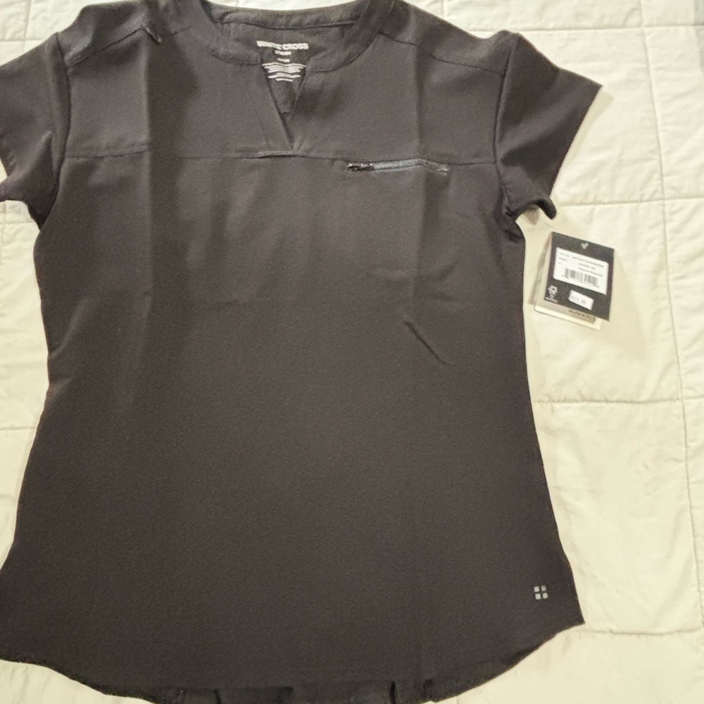White Cross Scrub Top Non smoking